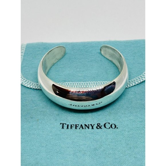 Tiffany Co Sterling Silver 925 Mexico Cuff Bracelet 5.75” 33 Grams 